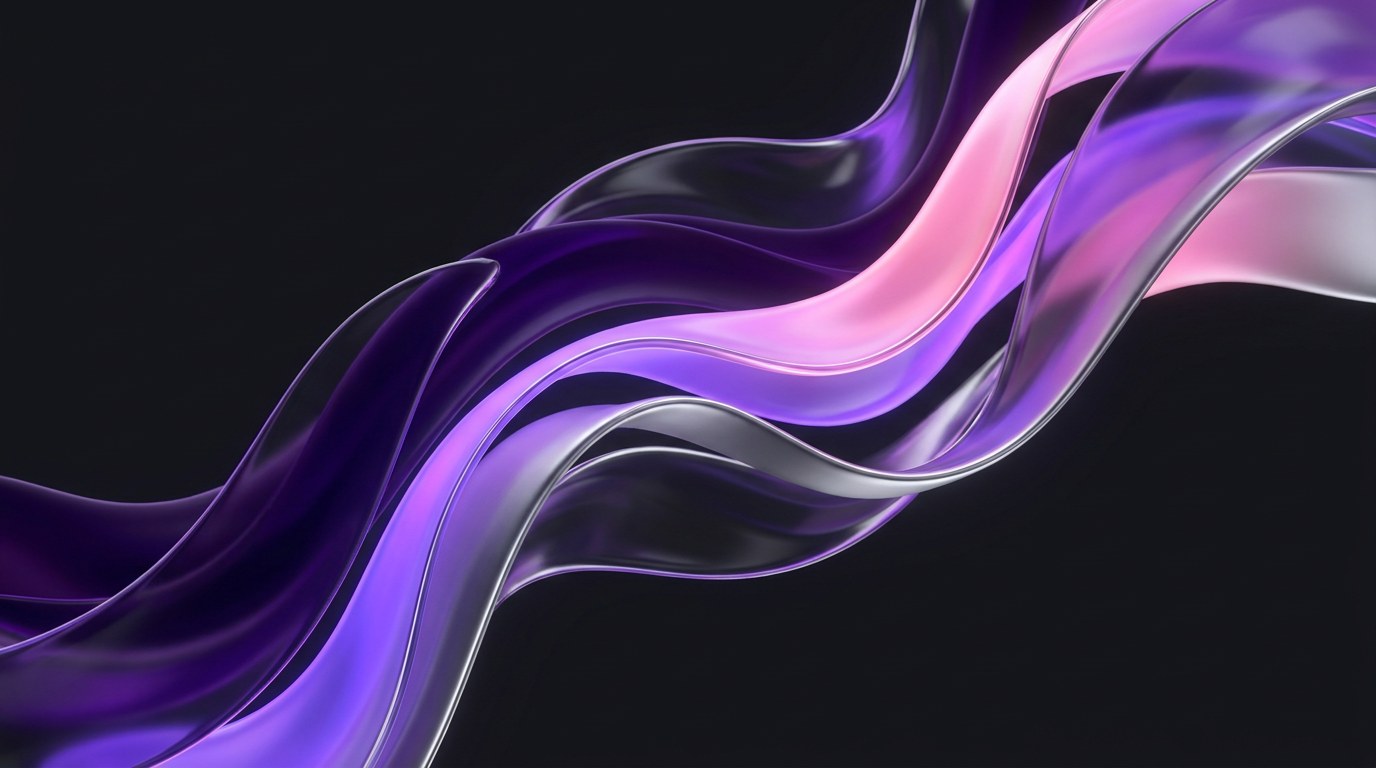 Abstrakter Hintergrund in fließenden Lila- und Violetttönen – Muster Haarstudio